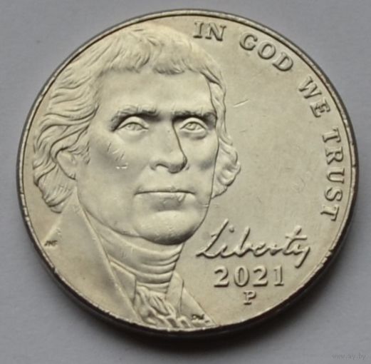 США, 5 центов 2021 г. Р