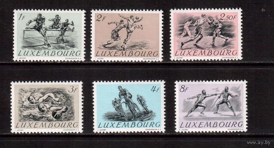 Люксембург-1952,(Мих.495-500) *   , Спорт, ОИ-1952,(полная серия)