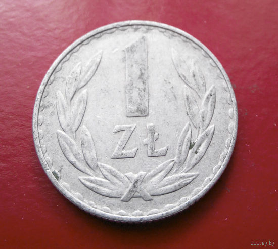 1 злотый 1977 Польша #02