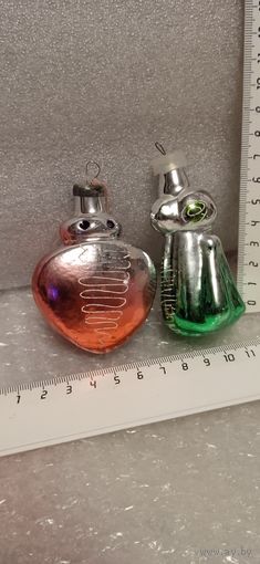 Ёлочные игрушки. Жук и кузнечик. 24-11