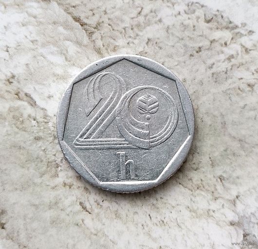 20 геллеров 1993 года Чехия. Чешская Республика.