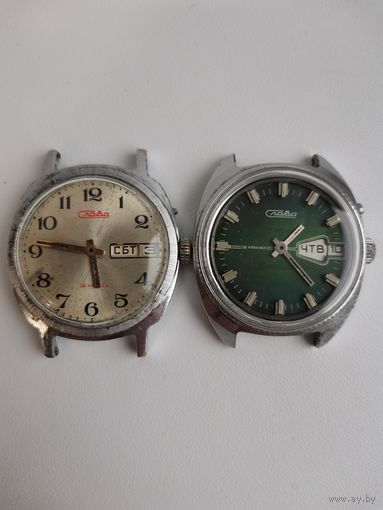 9 Часы СССР СЛАВА 2 штуки с 1 рубля