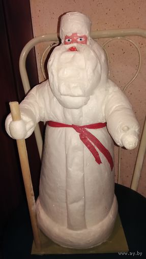 Елочная игрушка Дед Мороз СССР БССР 40 см.