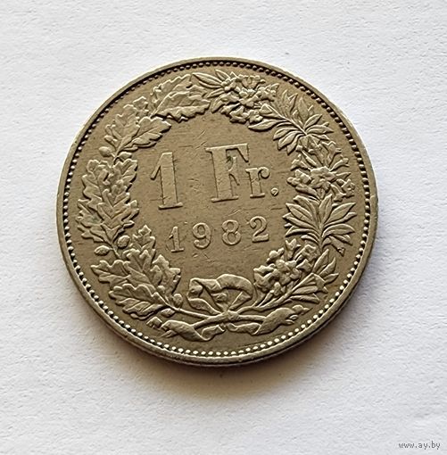 Швейцария 1 франк, 1982