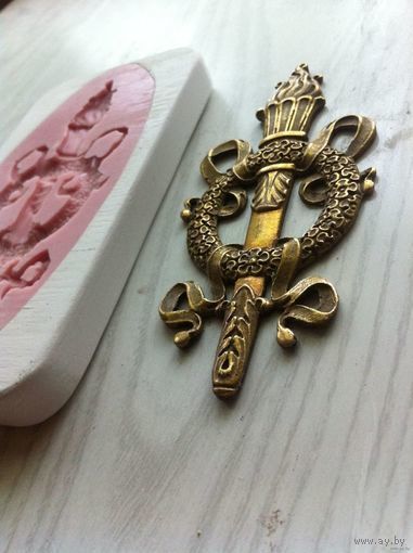 - ФОРМА для отливки Вензеля III Рейх 1936 г Олимпийский