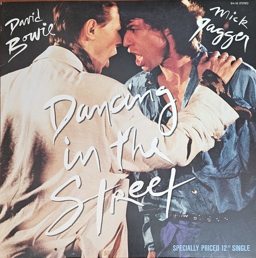 David Bowie  &  Mick Jagger.  Dancing in the street