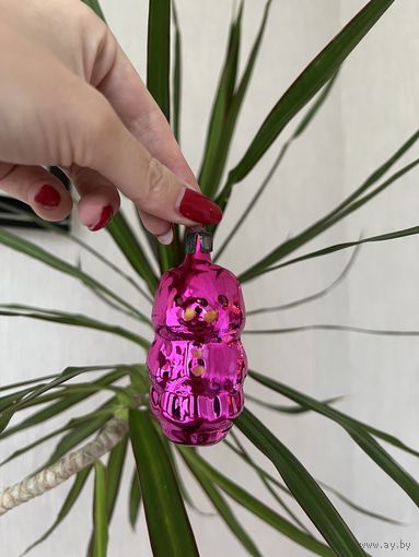 Елочная игрушка Мишка медведь СССР К.5