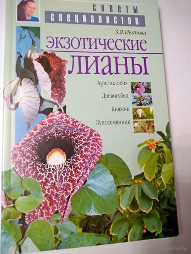 З. Иванова. Экзотические лианы. Аристолохия. Древозуб. Княжик. Луносеминник.