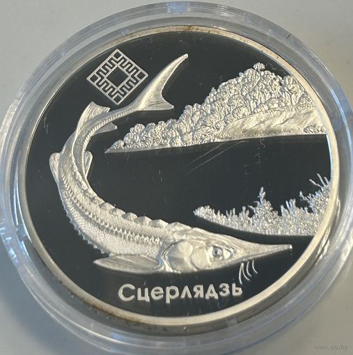 ЗАКАЗНИК ДНЕПРО-СОЖСКИЙ, 20 РУБЛЕЙ, 2007 ГОД, Ag925