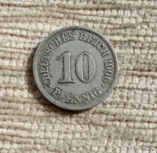 Werty71 Германия 10 пфеннигов 1906 А