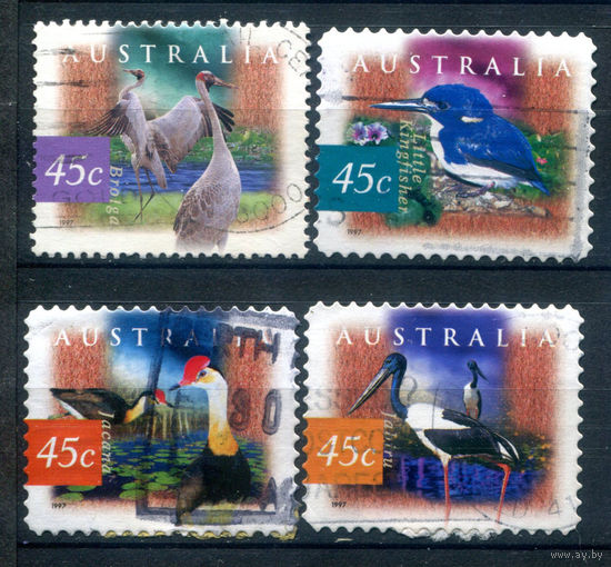 Австралия - 1997г. - птицы - 4 марки - гашёные. #3-WB-91-A-2
