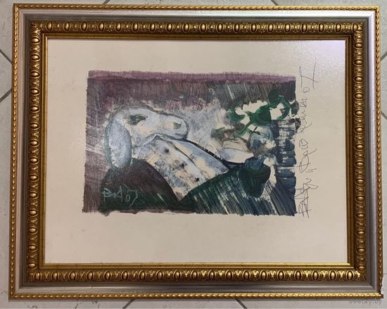 Акулов В.И. "Бриз времени", 2007 г. Смешанная техника письма, бумага.  31х44 см.