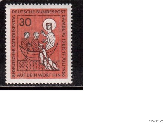 Германия(ФРГ)-1966,(Мих.515), ** ,  Религия