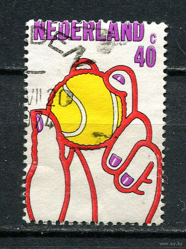 Нидерланды - 1974 - Спорт 40С - [Mi.1031] - 1 марка. Гашеная.  (Лот 20JC)-TG3P59
