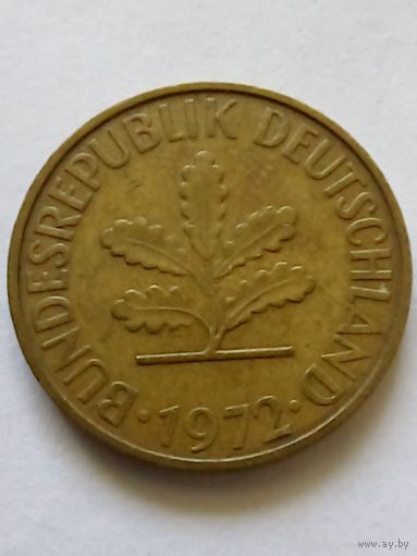 10 пфеннигов 1972 G