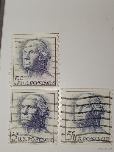 США 1962 Портрет Джорджа Вашингтона, первого президента США.