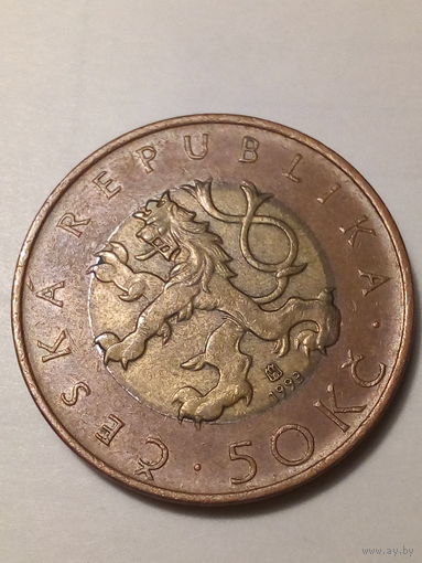 50 крона Чехия 1993  год