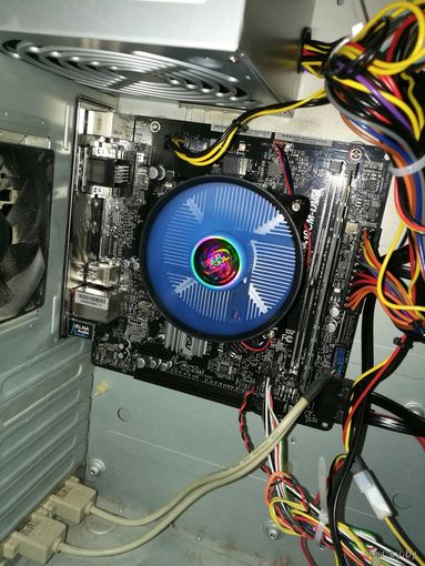 Материнская плата intel H310, 1151 v2 + Процессор (Core i3-8100) + ОЗУ