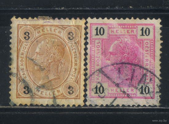 Австро-Венгрия Имп 1901 Франц Иосиф I Стандарт #86,89