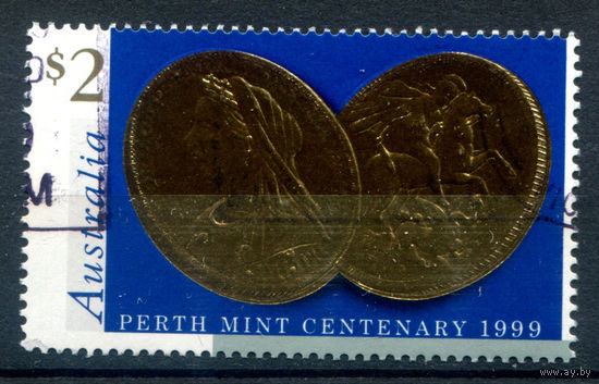 Австралия - 1999г. - золотые монеты - 1 марка - полная серия, гашёная [Mi 1824]. #3-WB-99-B-2