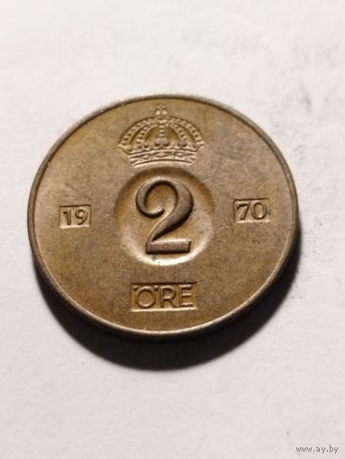 Швеция 2 оре 1970