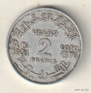 Марокко 2 франк 1951