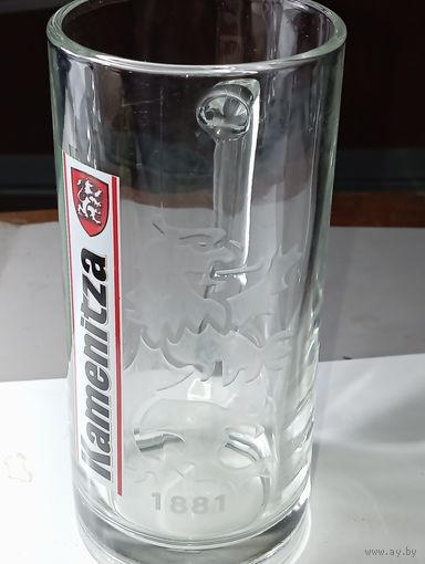Пивной бокал (кружка ) - Kamenitza , 0,5 мл.