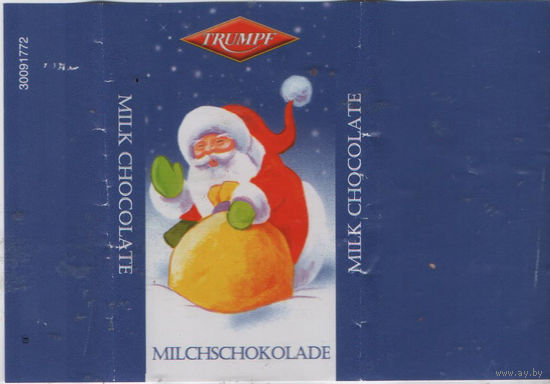 Обертка от шоколада Trumpf, маленькая