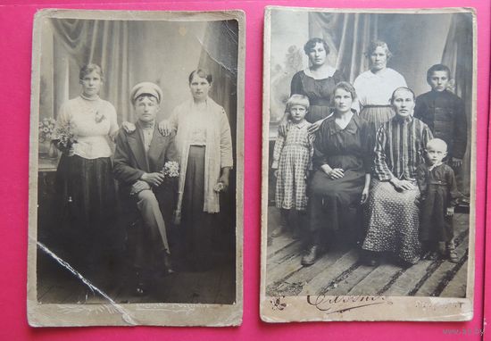 Фото кабинет-портрет "Семья", РИ, до 1917 г.