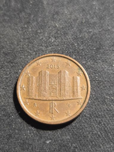 Италия 1 евроцент 2015