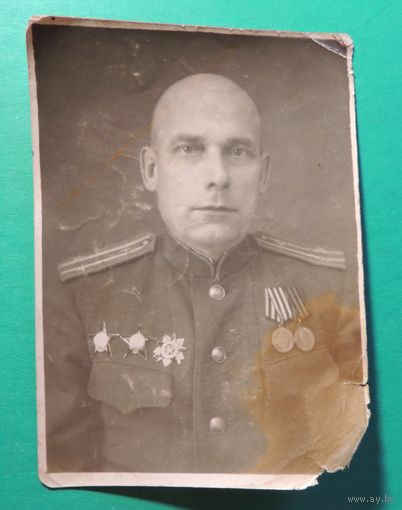 Фото "Подполковник", ВОВ с наградами