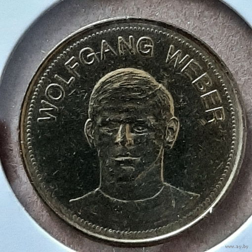 Футбольный жетон. Germany (1969). National Football Teams. Wolfgang Weber.