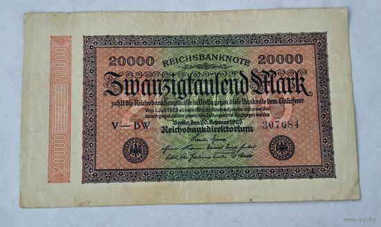 1923 Германия 20000
