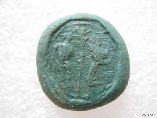 Перстень воин и зверь(птица)