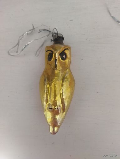 Елочная игрушка сова