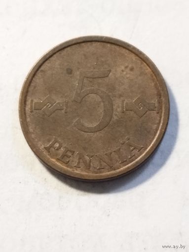 Финляндия 5 пенни 1971