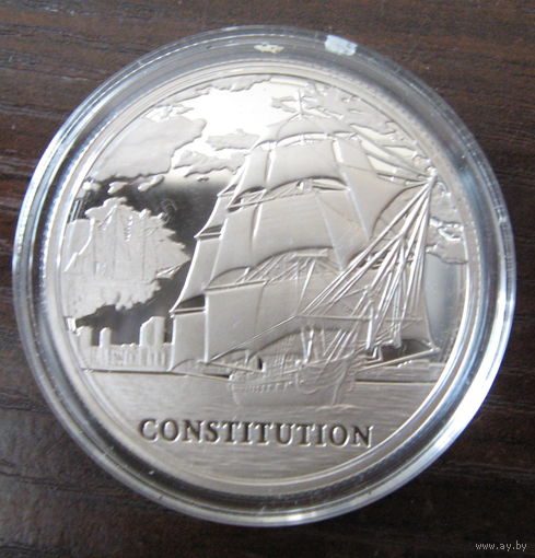 Конститьюшн (Constitution). 2010 год. 1 рубль.