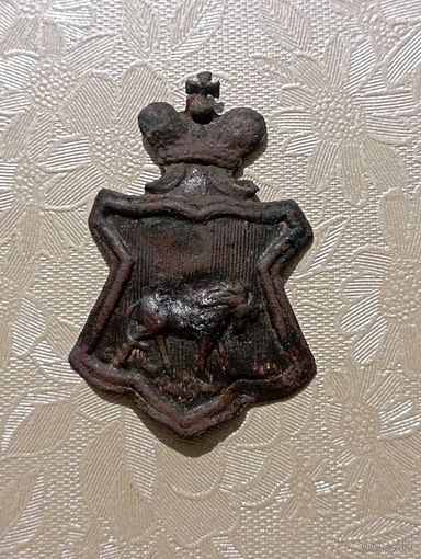 Кокарда полицейского Гродненской губернии. С рубля.