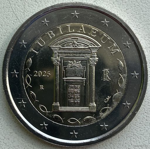 Италия 2 евро 2025 г. Юбилейный год