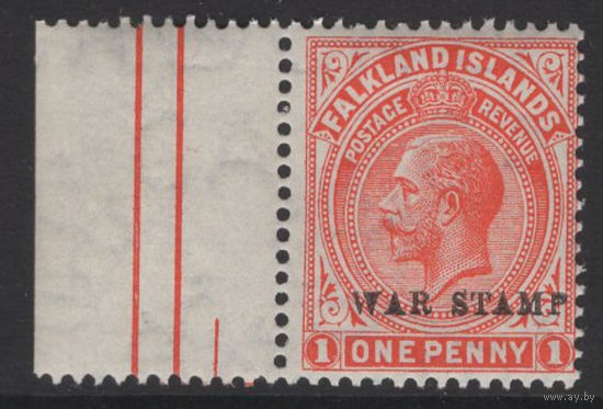 1918 Фолкленды ** George V, Военный сбор, марка из серии, Британские колонии (SG 71c)