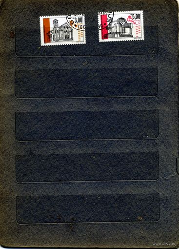 БОЛГАРИЯ, 2000,  ПАМЯТНИКИ АРХИТЕКТУРЫ,  2м   гашеная
