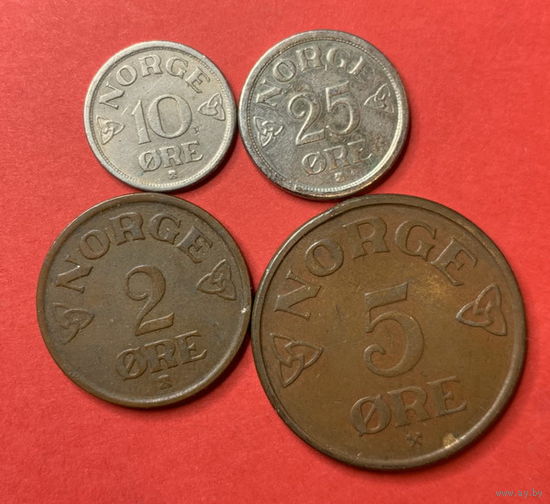 Норвегия 4 монеты