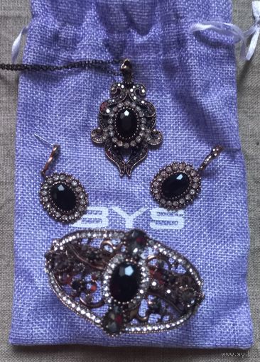 Бижутерия комплект Сваровский