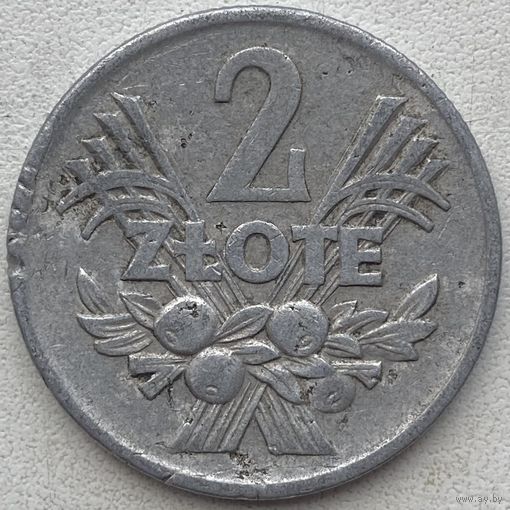 Польша 2 злотых 1973 г.