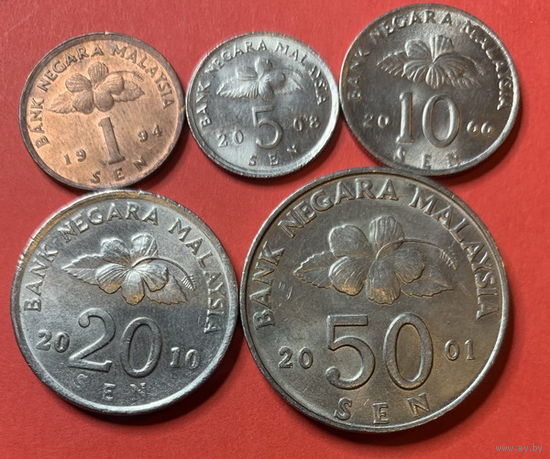 Малайзия 5 монет