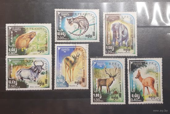 Камбоджа. 1984 год. Фауна (526)
