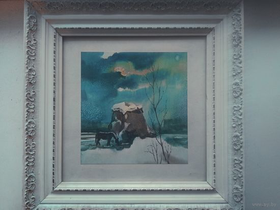 Картина неизвестного художника. Начало 1990-ых