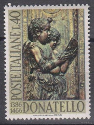Италия 1966 г., Mi 1214** - Скульптура Музыка Искусство