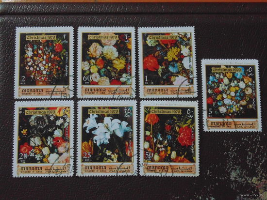 Манама 1970 г. Цветы. Рождество.