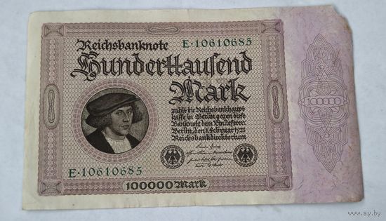 1923 Германия 100 000
